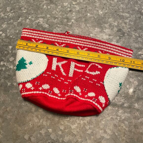 KFC Finger Lickin Chicken Mitten Bucket Hugger Ugly Christmas Sweater Limited - Picture 8 of 11